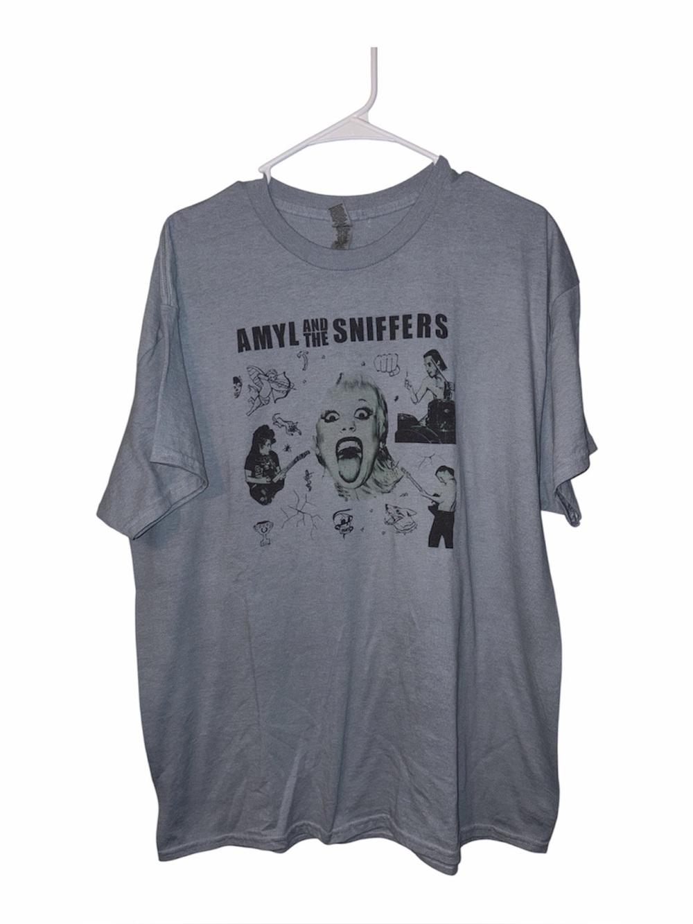 Amyl and the Sniffers Band Graphic T-Shirt Size XL New Punk